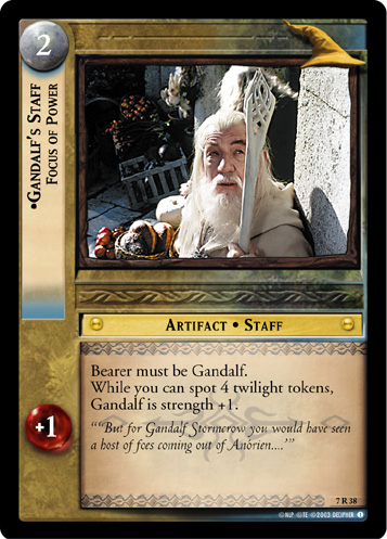 Gandalf's Staff, Focus of Power (7R38) Card Image